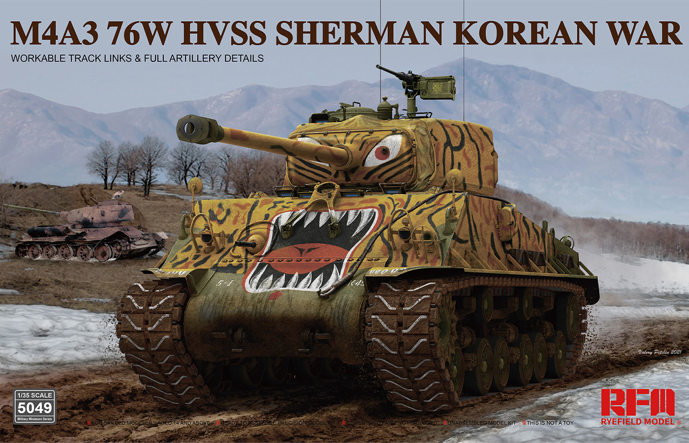 RM-5049 M4A3 76W HVSS谢尔曼(朝鲜战争)